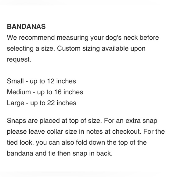 NWT! Port and Paws Dog Bandana - Picture 3 of 3